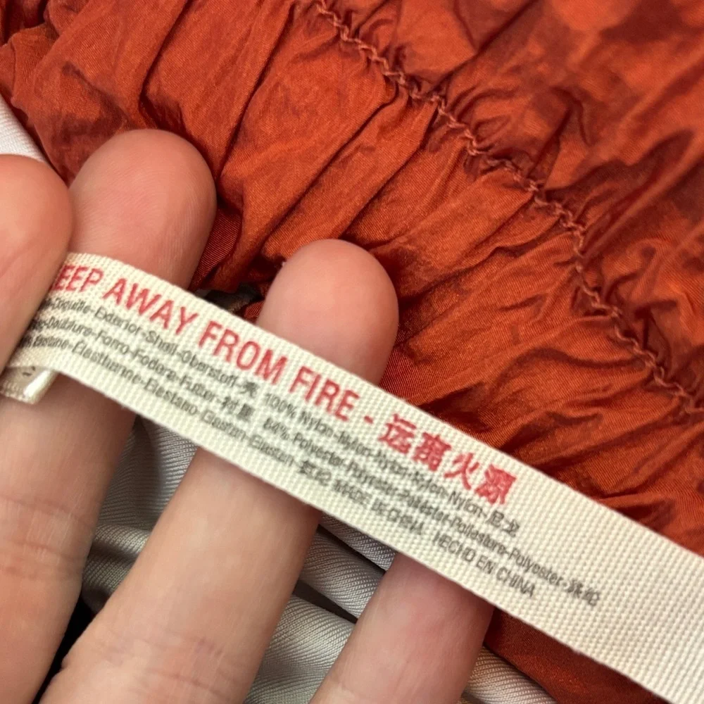 Free People Movement Burnt Orange Athletic Shorts sz M
